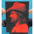 Mike Mitchell: Willie Nelson Phases and Stages Poster Red & Black - Limited Edition