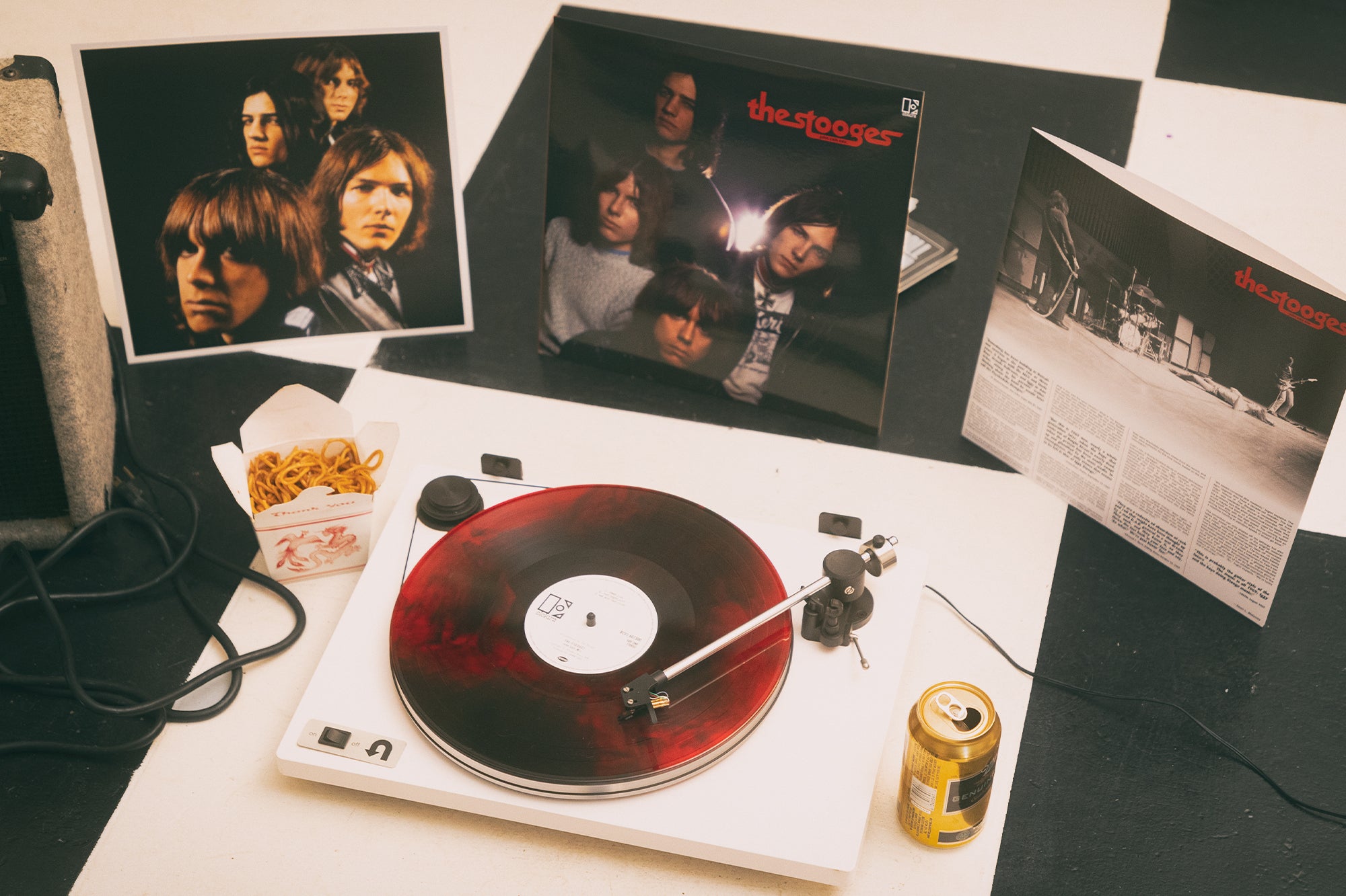 The Stooges The John cale mix on color vinyl sold