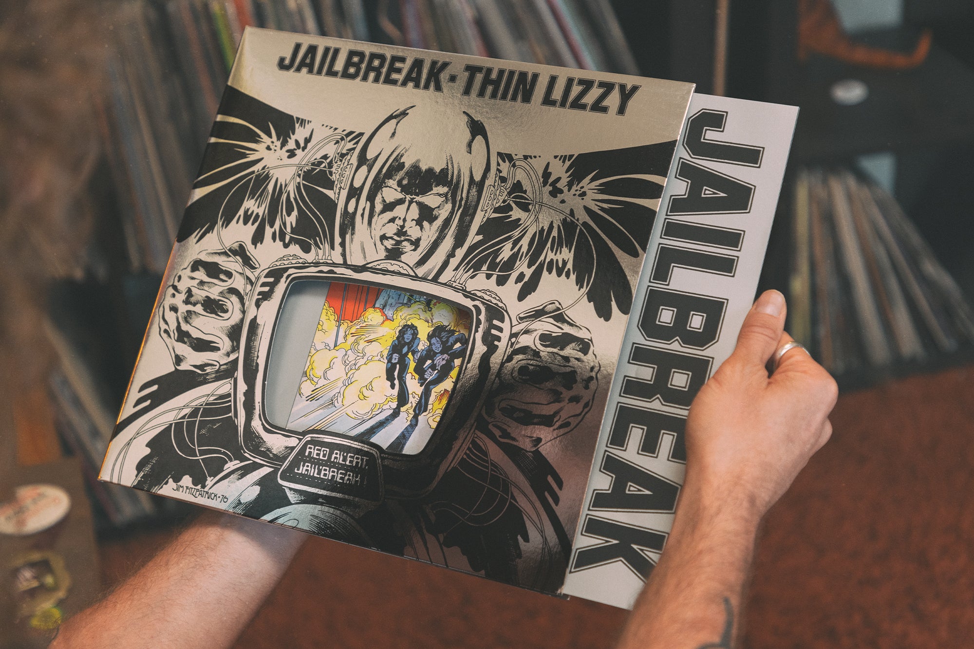 Thin Lizzy outlet Jailbreak LP ~ Exclusive 180g Colored Vinyl + Art Print ~ Brand New!