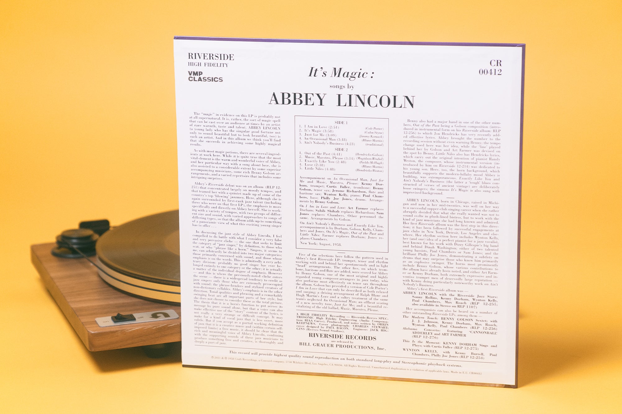 Abbey Lincoln 'It's Magic' - Vinyl Me, Please